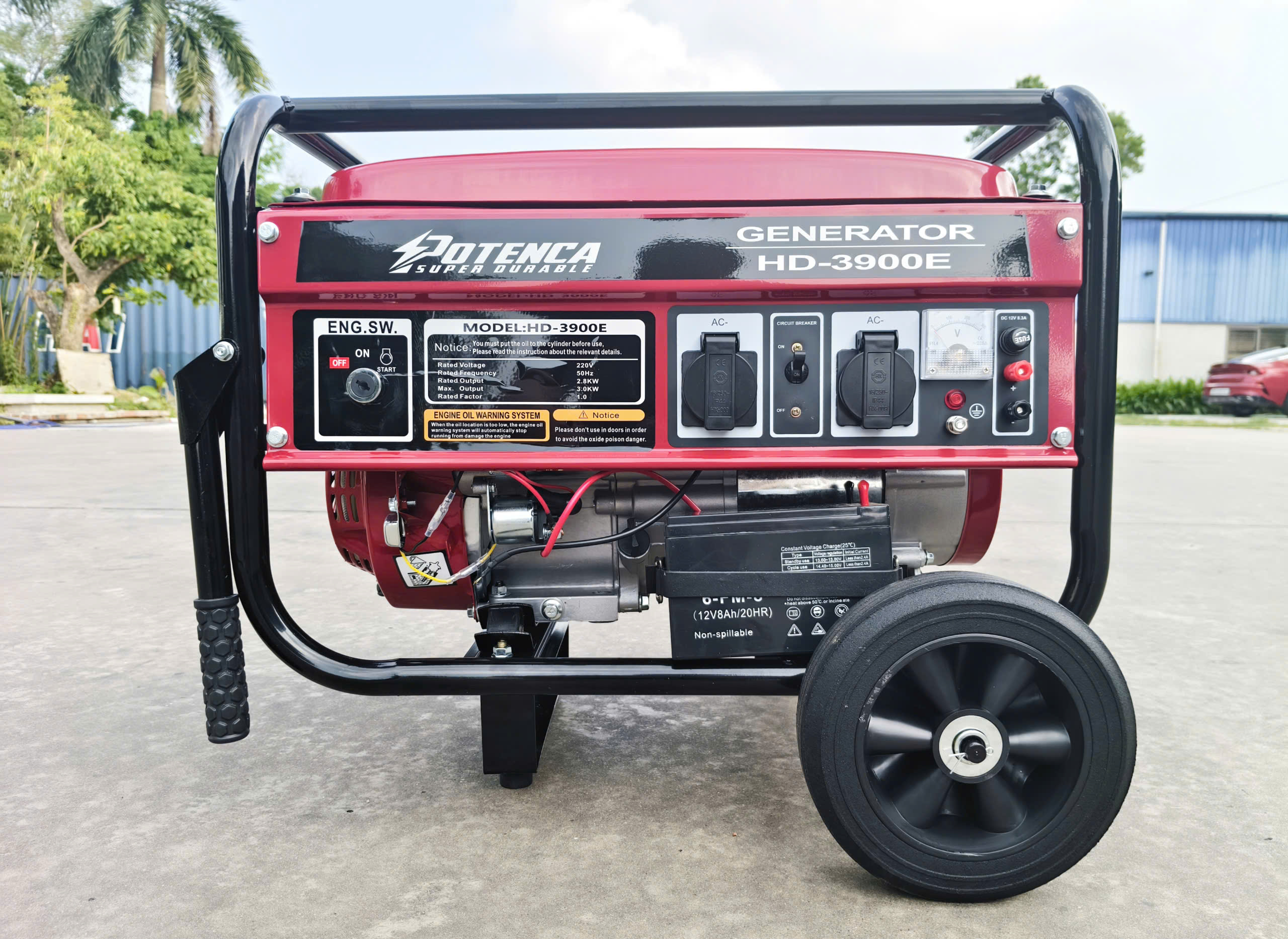 Máy phát điện chạy xăng 3.2kw Potenca 3900E