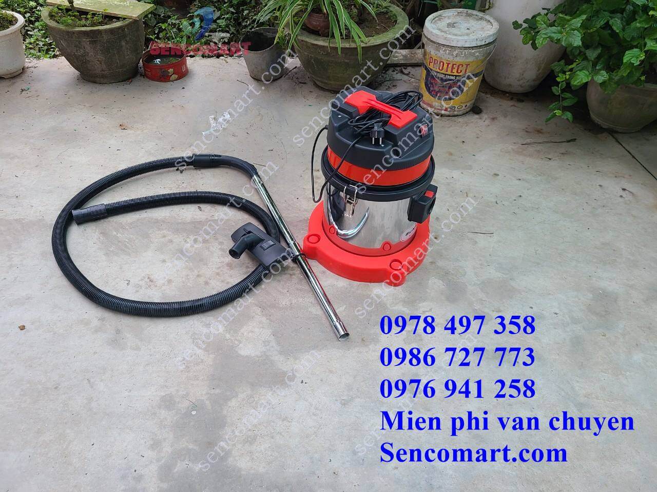 Máy hút bụi Kamura 20L hàng chính hãng công nghệ Nhật 2024