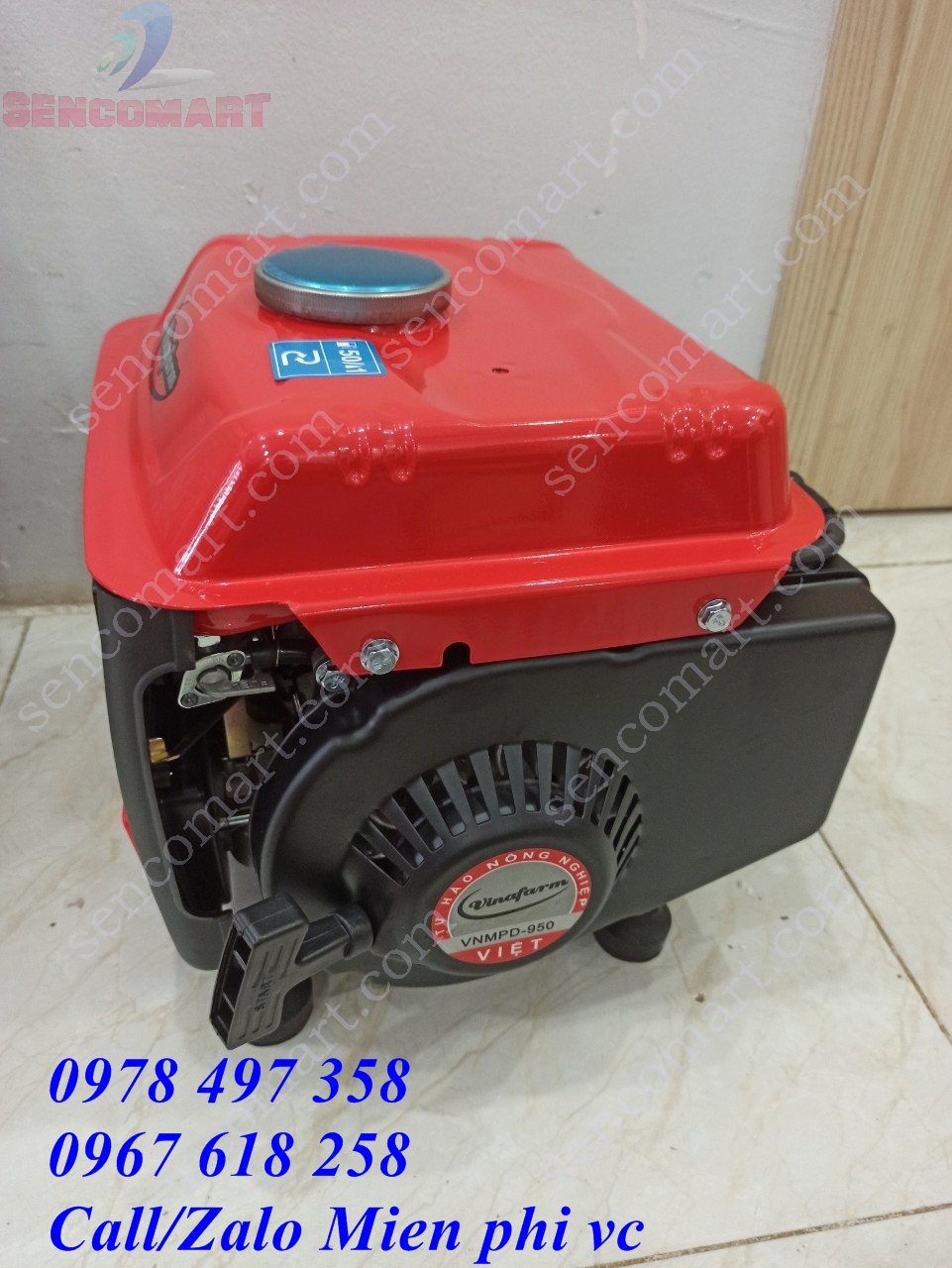 Máy phát điện Vinafarm 950W. Máy phát điện mini siêu tiện dụng dùng cho gia đình, du lịch