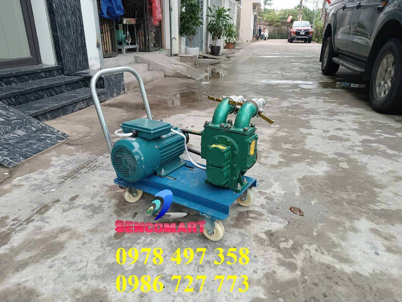 Bơm Chìm Hút Bùn 4kW 1 Pha - Họng 50mm, Cánh Thép Đặc