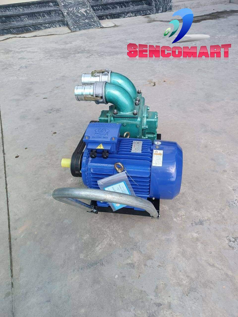 Máy Hút Chất Thải, hút bể biogas họng 75 Cửa Ngang Động Cơ Toàn Phát Bền Bỉ