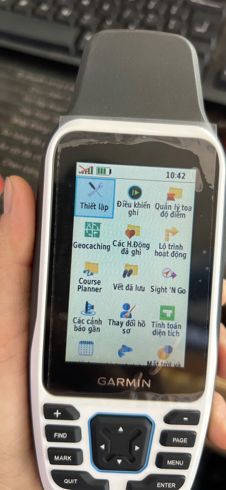 Máy đo diện tích đất GPS GARMIN GPSMAP 79S, máy đo định vị cầm tay có Tiếng Việt