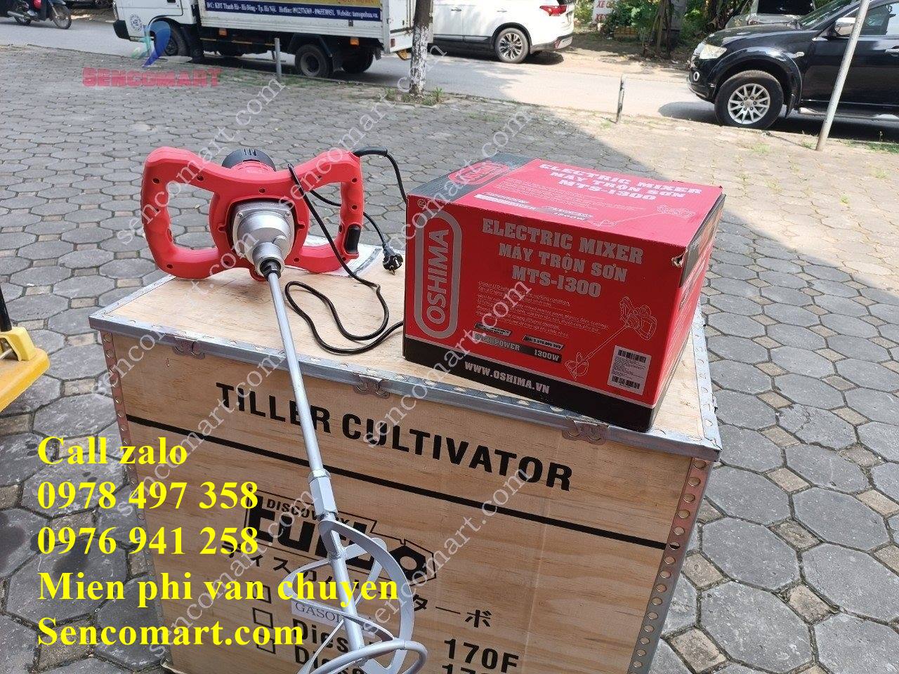 Máy đánh trộn sơn cho đều siêu tốc Oshima 130