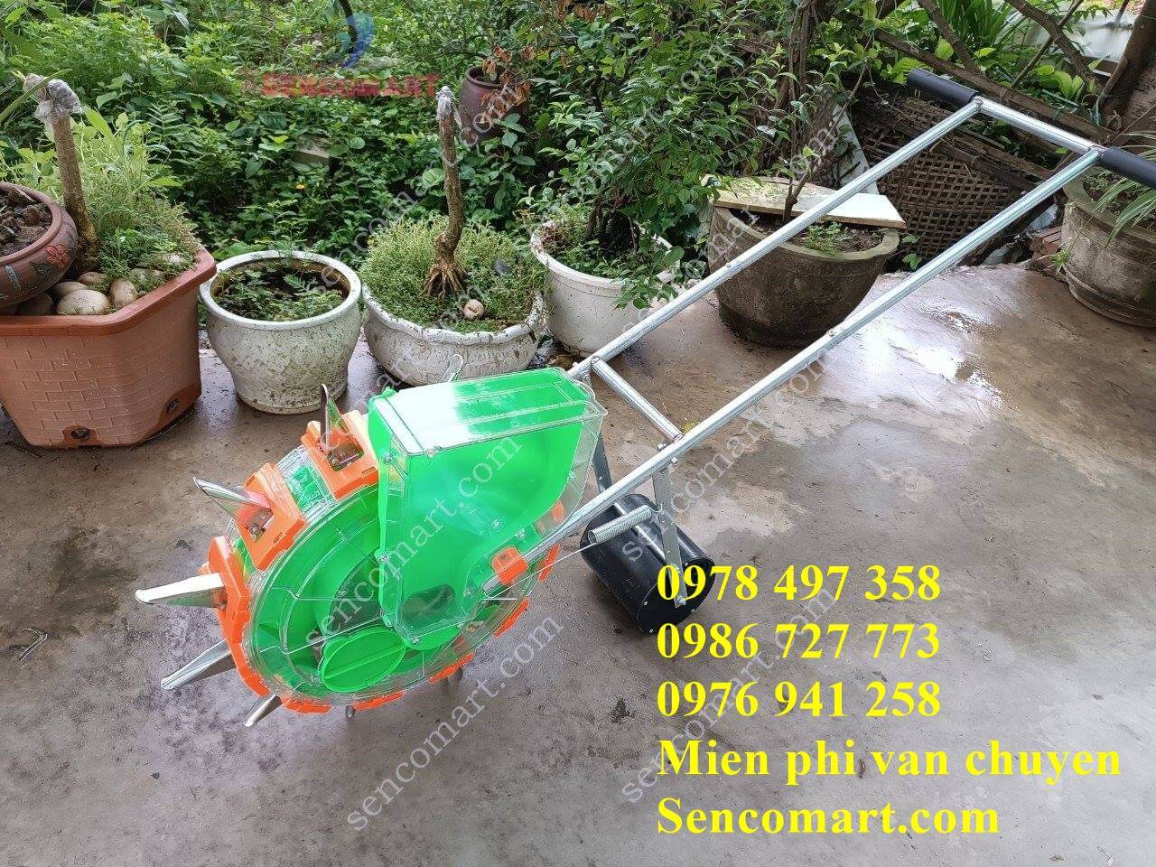 Máy gieo hạt SC 989, nhựa dẻo chuẩn, bảo hành 2 năm