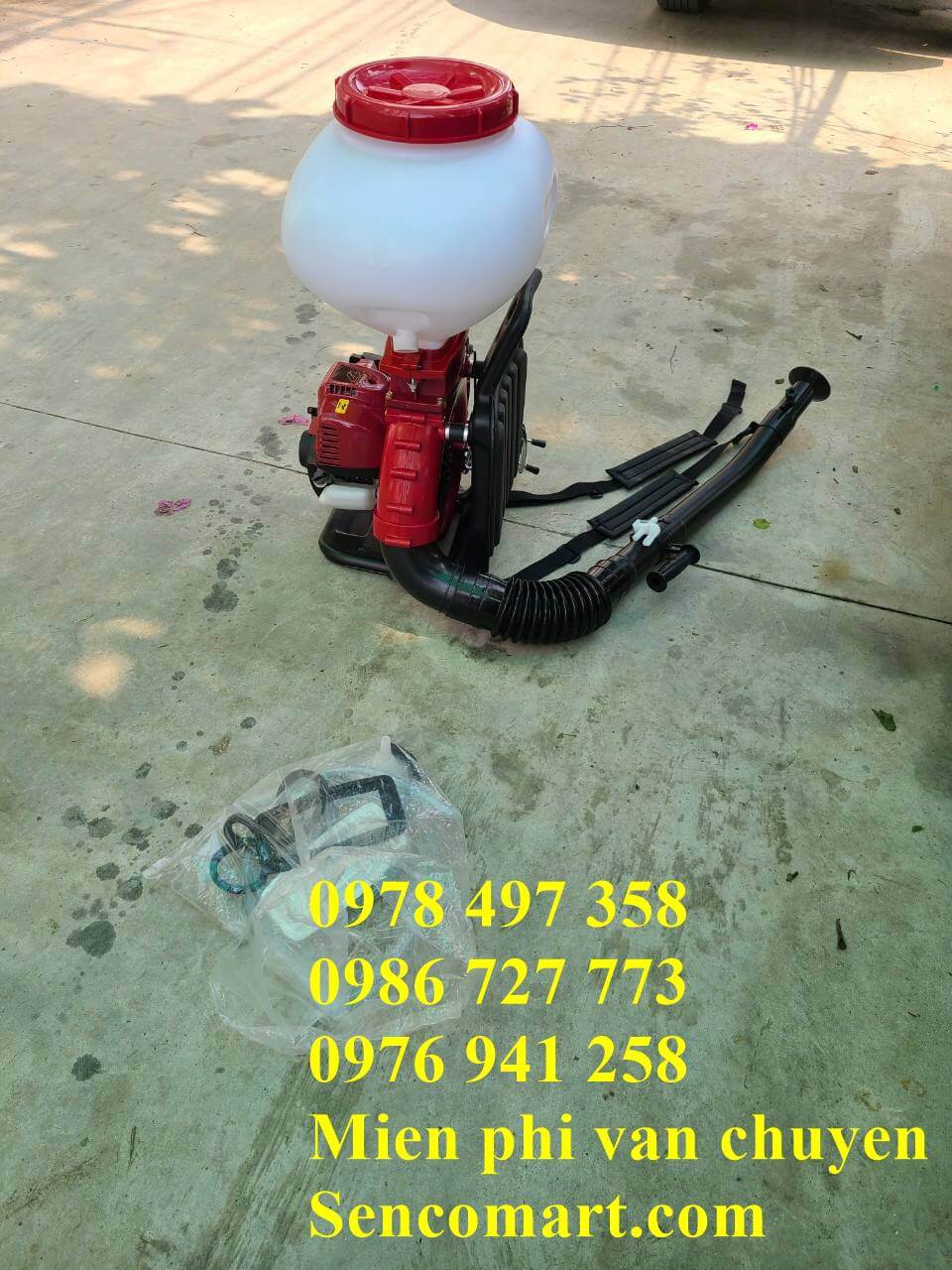 Máy gieo hạt xạ lúa 4 thì chính hãng yataka 435