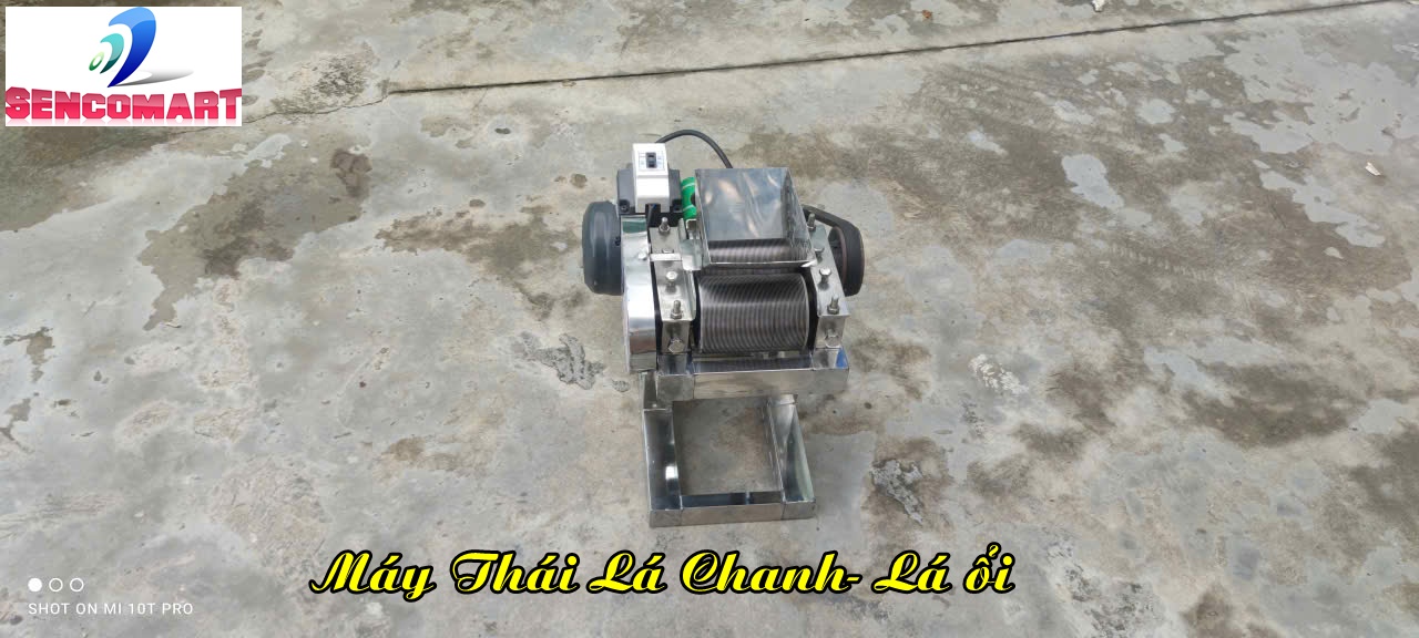 Máy Thái LÁ Chanh, làm bánh trung thu bánh chả chạy điện