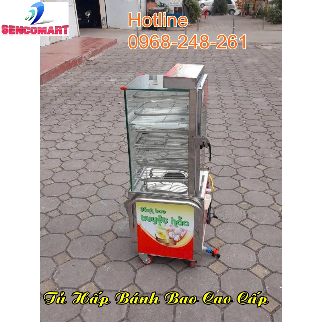 TỦ HẤP BÁNH BAO DI ĐỘNG CÓ CHỨC NĂNG SẤY MỚI 2026