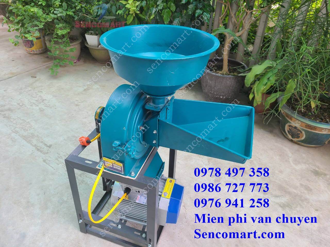 Máy xay ngô mini gia đình, có đủ các loại sàng