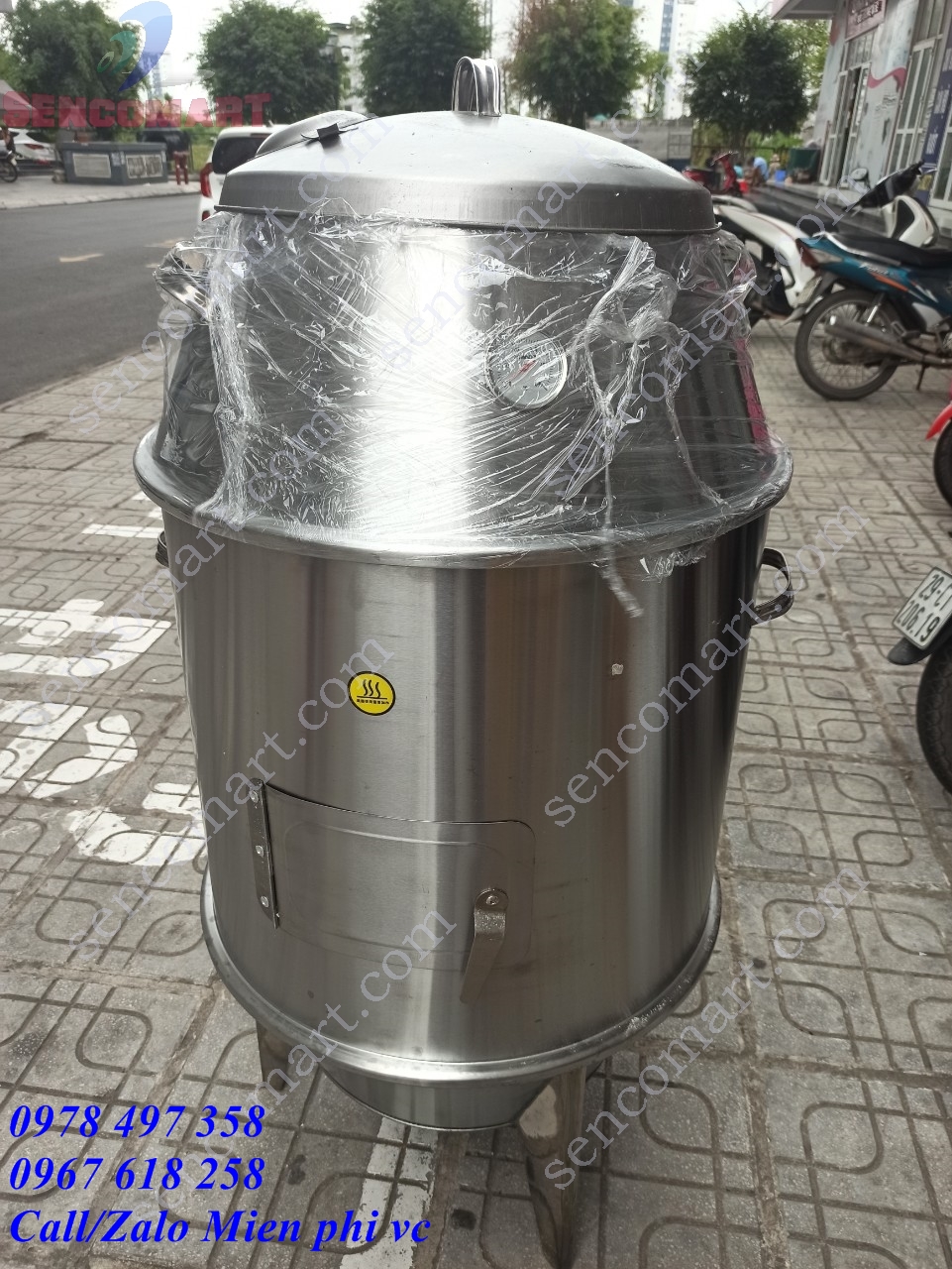 Lu Nướng 60cm – Lò Nướng Thịt Dạng Lu Tiện Dụng