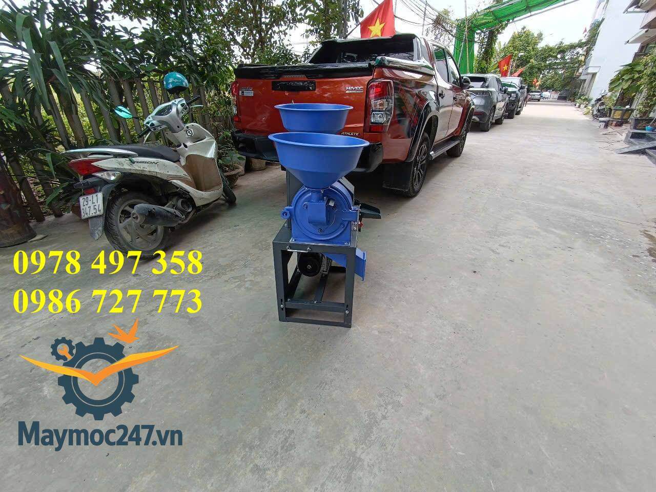 Máy xay lúa tại nhà