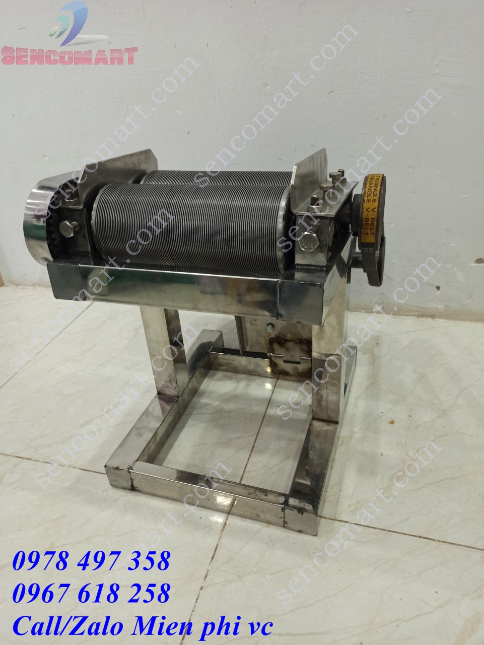 Máy thái lá chanh thế hệ pro tại Sencomart, chạy điện