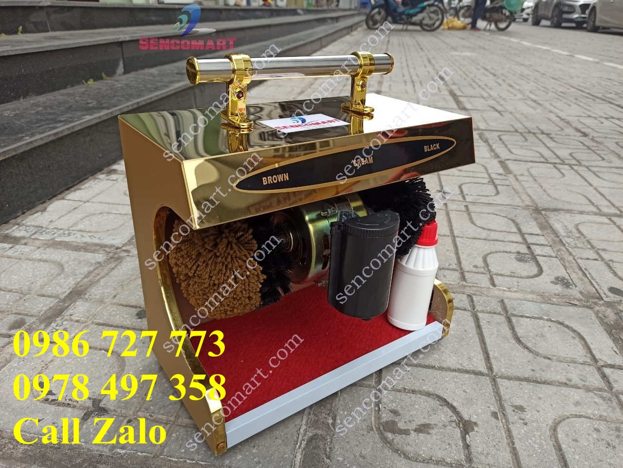 Máy đánh giày mini hàng cao cấp làm quà tặng Sếp- Máy đánh giày cho công ty, nhà hàng, gia đình