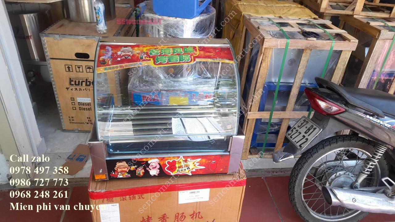 Bếp nướng xúc xích kính cong SENCO XX7T KC