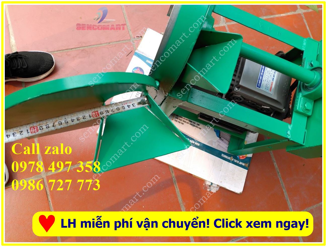 Máy thái thuốc nam, thái dược liệu công suất 3HP