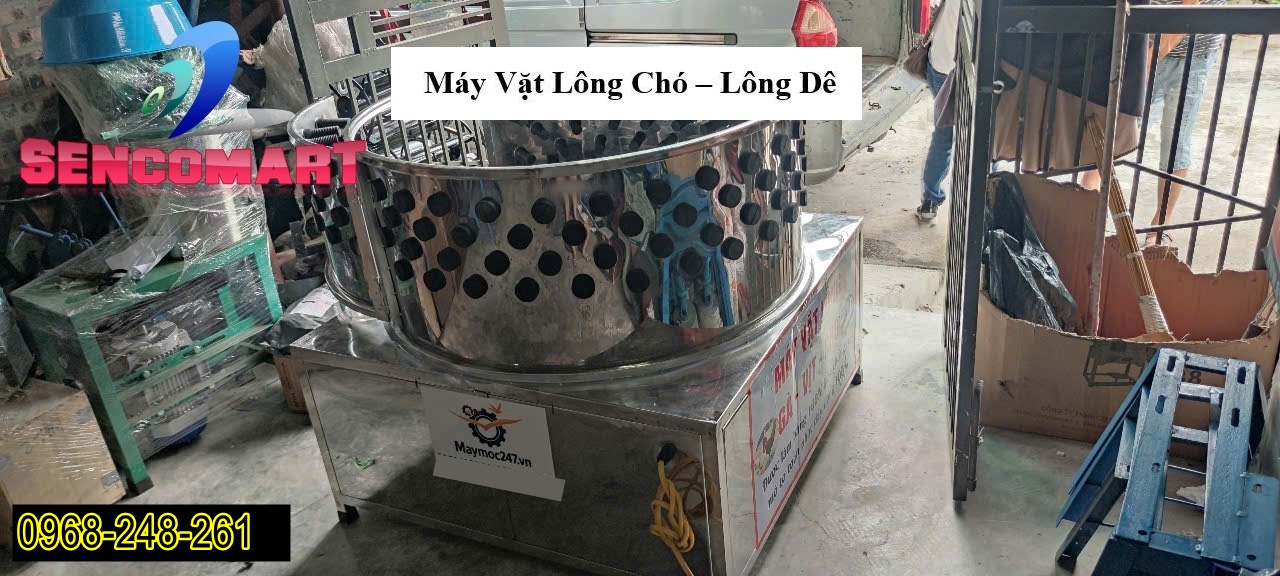Máy vặt lông chó phi 100 - Làm sạch lông dê nhanh chóng