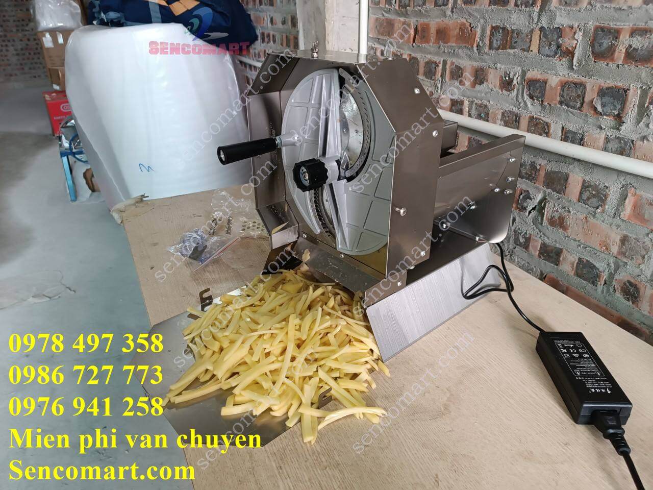 Máy thái sợi bào sợi 100% inox 304, an toàn bền vệ sinh