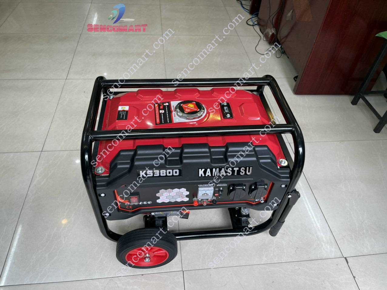 Máy Phát Điện Kamastsu KS3800E đề nổ
