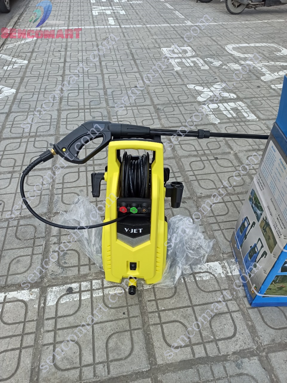 Máy rửa xe áp lực cao Vjet