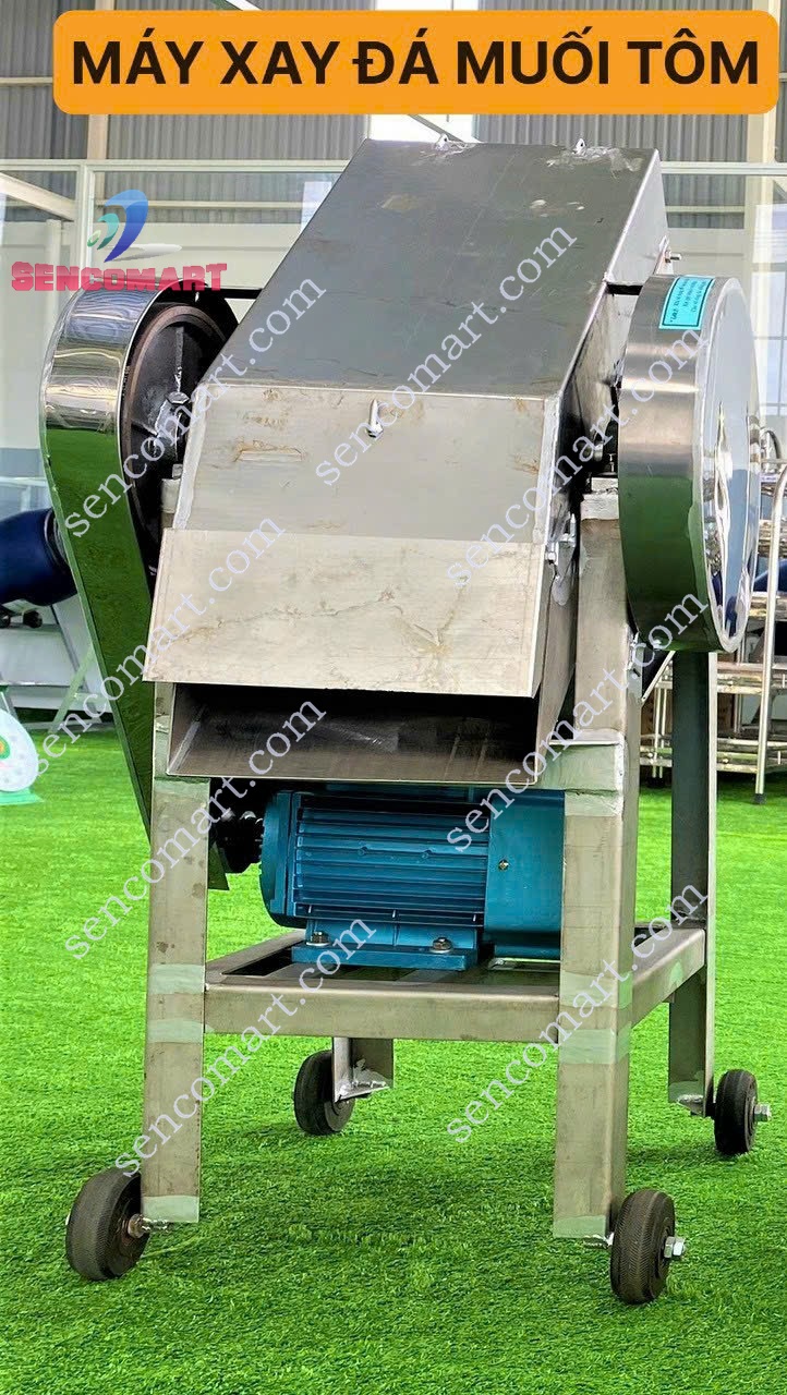 Máy xay nước đá cây công nghiệp ướp hải sản