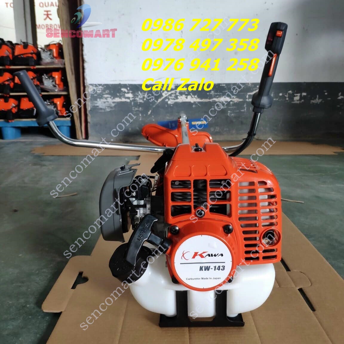 MÁY CẮT CỎ 2 THÌ KAWA 143 NÒNG 40 Chế walbro, bugi ngk xịn