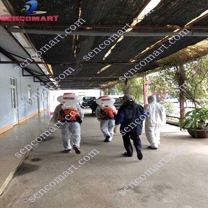 Máy TOmikama 26 phun thuốc khử trùng bệnh viện trường học truồng trại