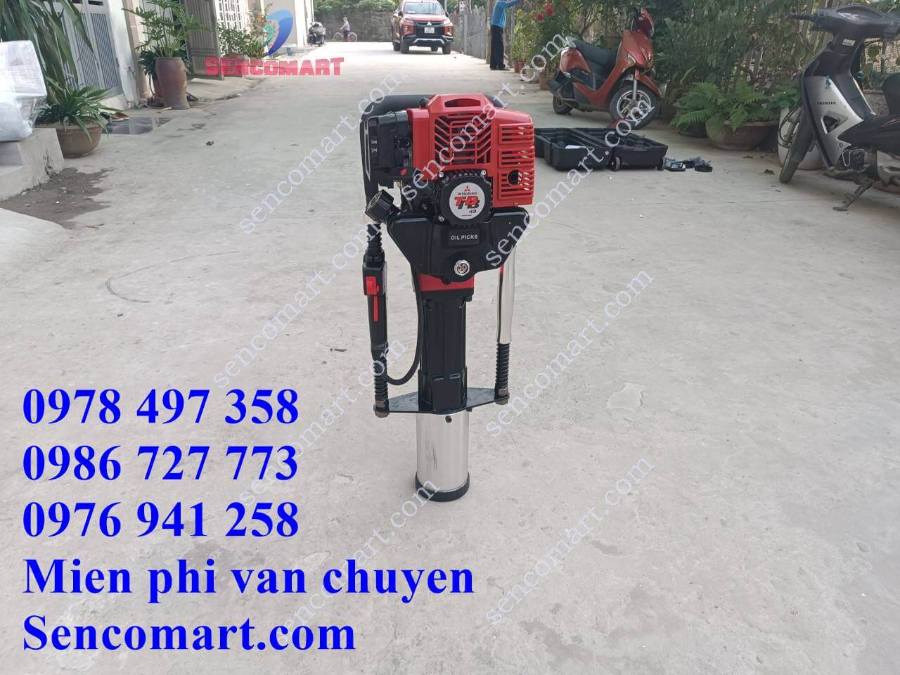 Máy đóng cọc động cơ xăng 2 thì SCM-DC-2T
