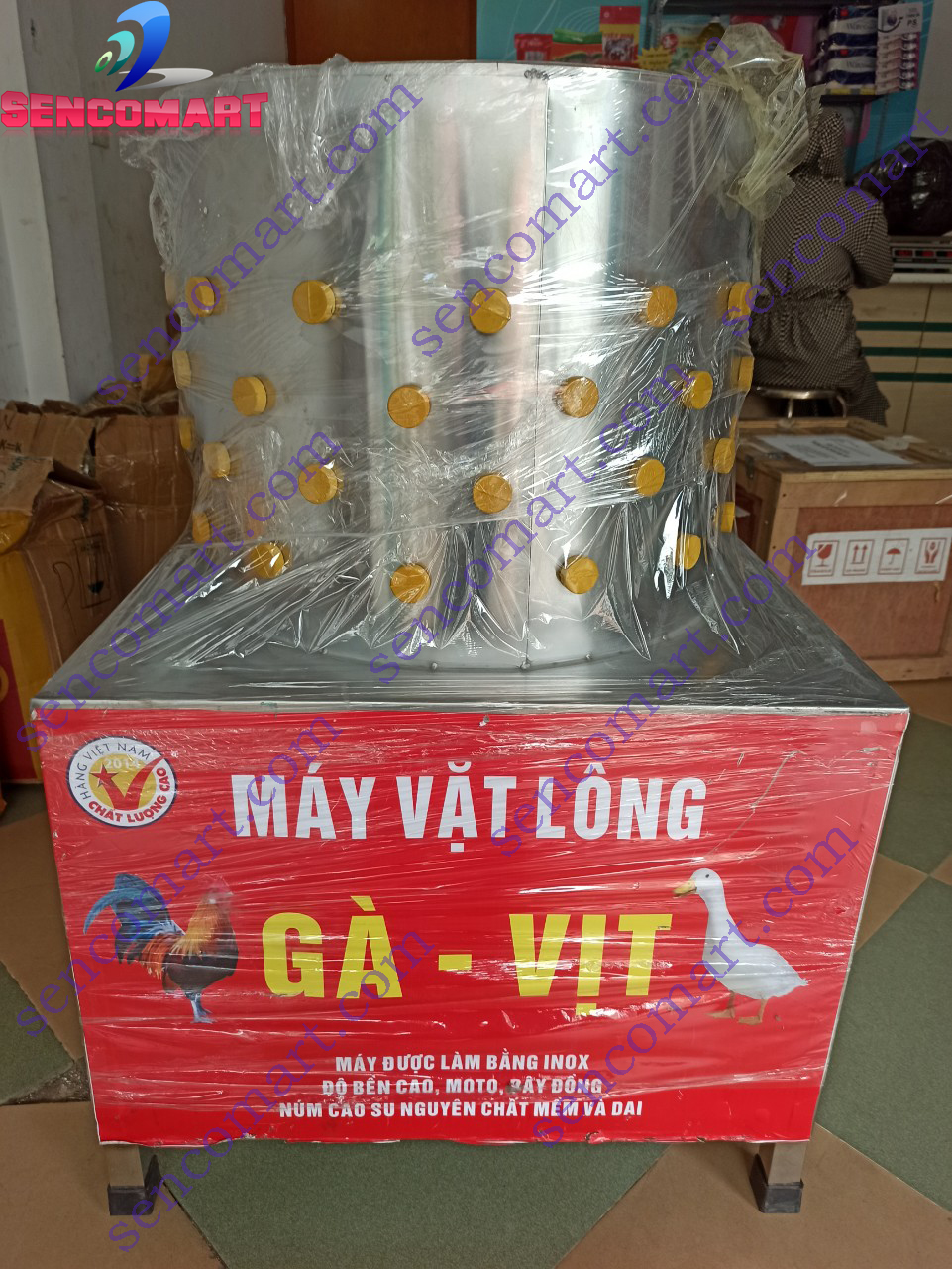 Máy vặt lông gà vịt Inox304 p50
