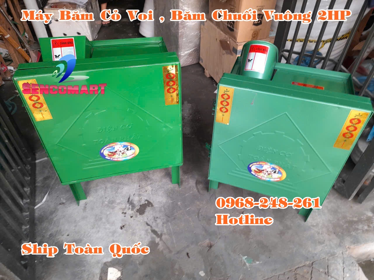 Máy xắt chuối vuông 2HP, BĂM CỎ VOI