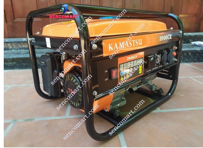 Máy Phát Điện Chạy Xăng 3kw Kamastsu 3900CX Giật Tay