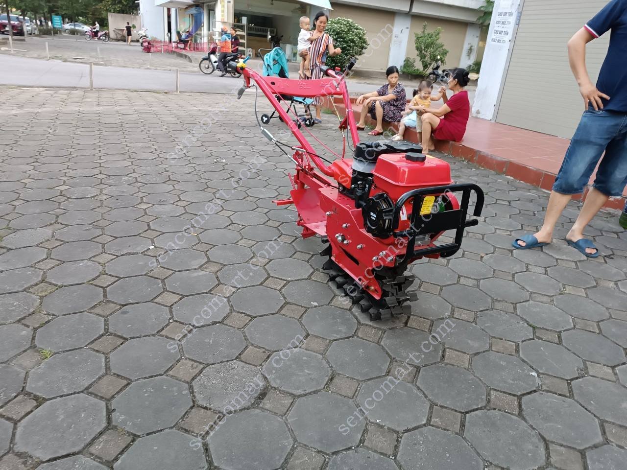 Máy Cày Xới Đất Bánh Xích Chạy Dầu 7HP YAMAHA