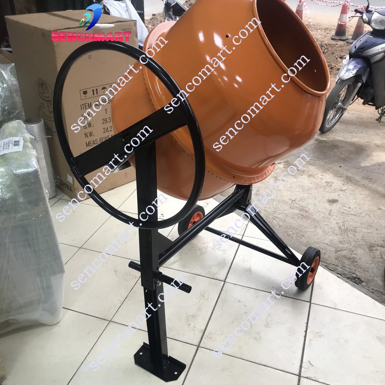 Máy Trộn Bê Tông Mini 120 Lít Chất Lượng Tốt Gía Rẻ