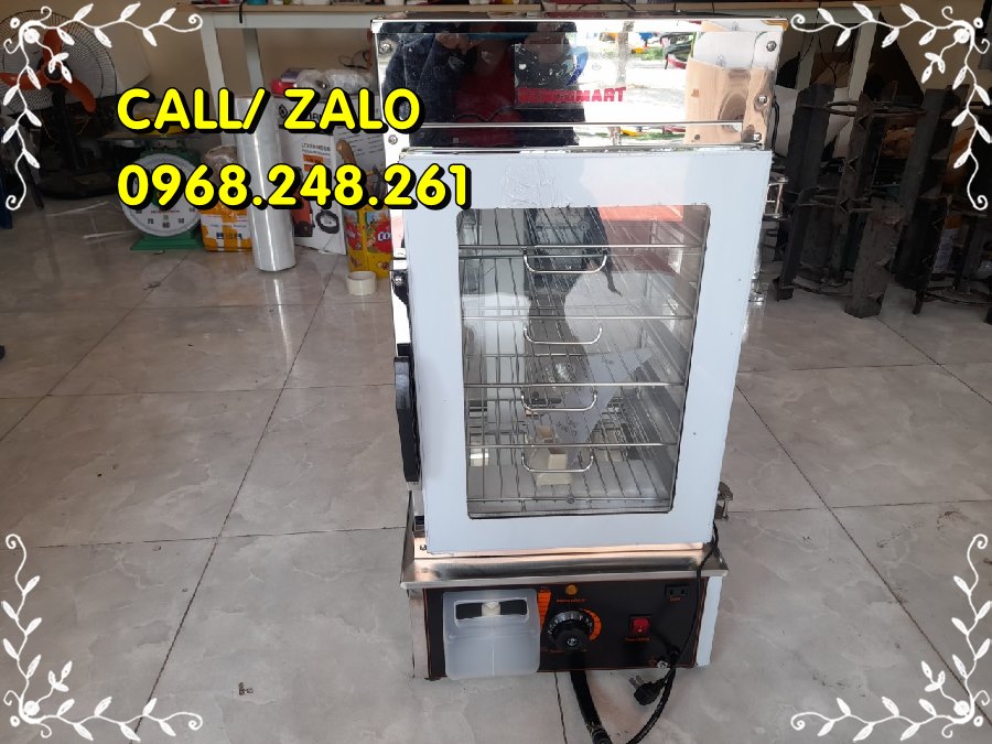 Tủ hấp bánh bao 5 tầng đa năng - Hấp Nóng - Trưng Bày - Bảo Quản