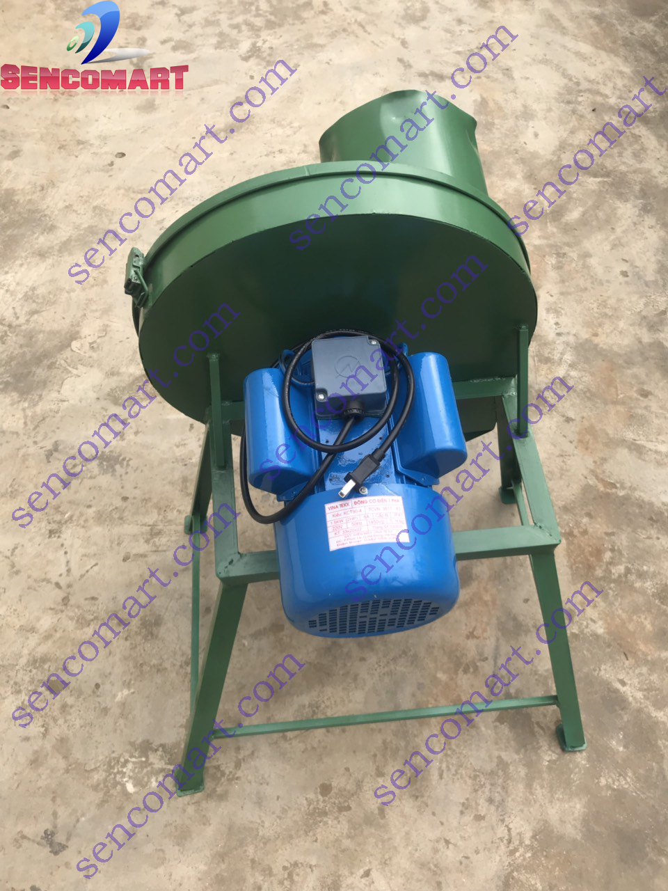 Máy băm chuối mịn động cơ Trung Quốc