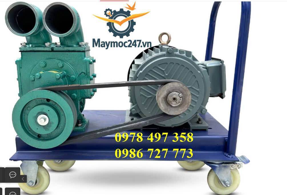 Máy Hút Bùn Công Nghiệp – Chạy 1 Pha – Đủ Bộ – Cánh Thép Chống Tắc