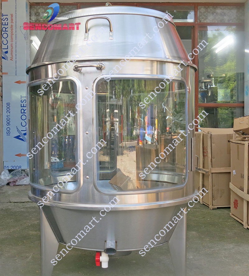 LU QUAY GÀ VỊT CÓ KÍNH PHI 80-TK080