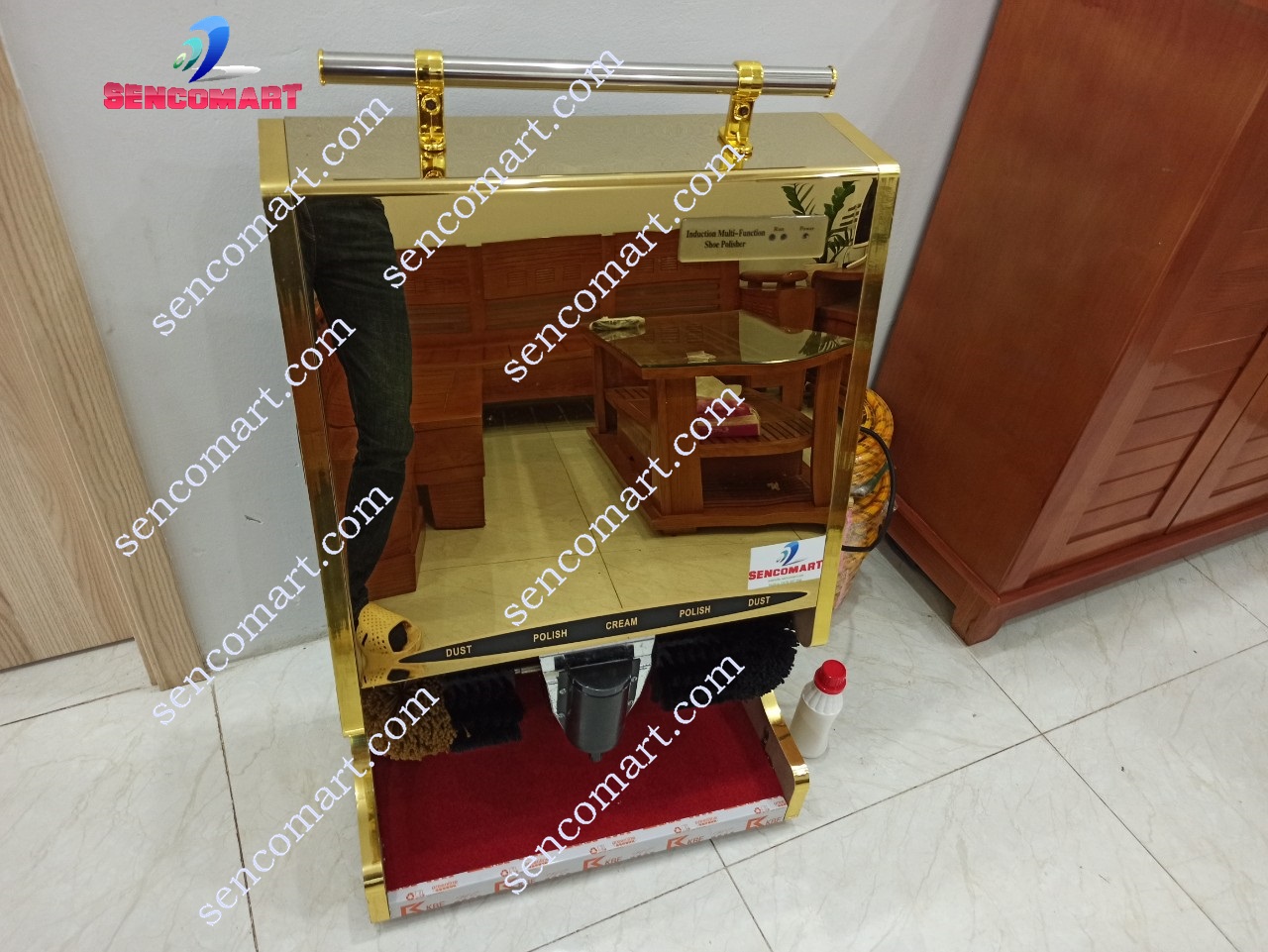 Máy đánh giày tráng gương SENCO 20G- Máy đánh giầy tự động văn phòng