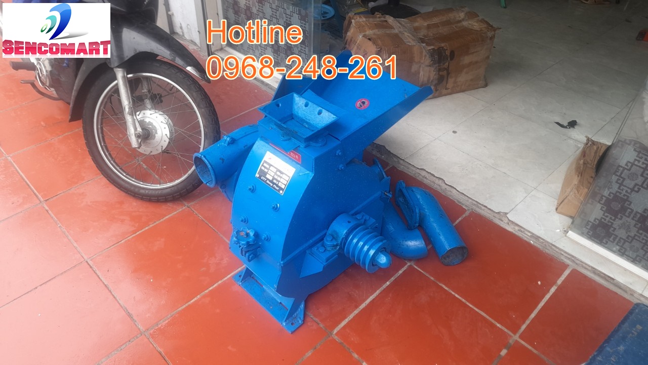 Máy nghiền thức ăn chăn nuôi 12 búa - nghiền ngô, khoai