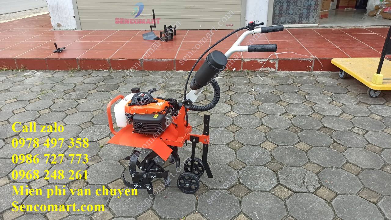 Máy vun ngô, xới đất mini. Động cơ 4 thì nhập khẩu