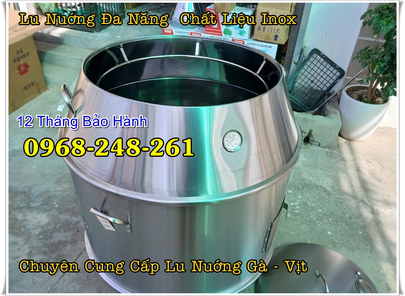Lò quay vịt siêu sạch, nướng vịt chín đều, 3 lớp giữ nhiệt tốt