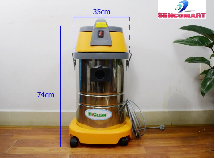 Máy hút bụi công nghiệp HiClean HC30 đa năng hút khô hút ướt
