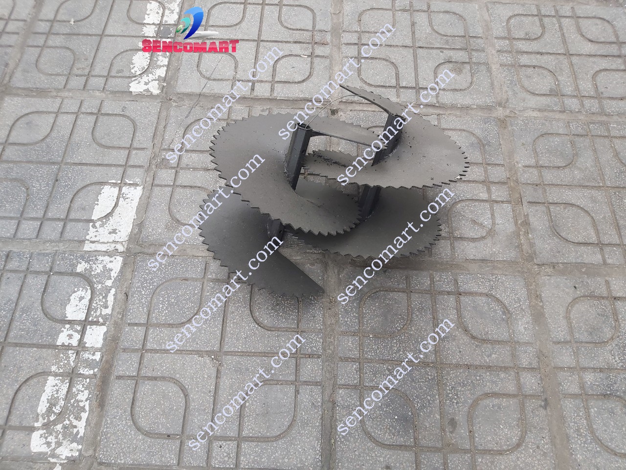 Bộ tạo rãnh lắp máy xới đất đa năng, bộ răng xoắn lắp máy cày