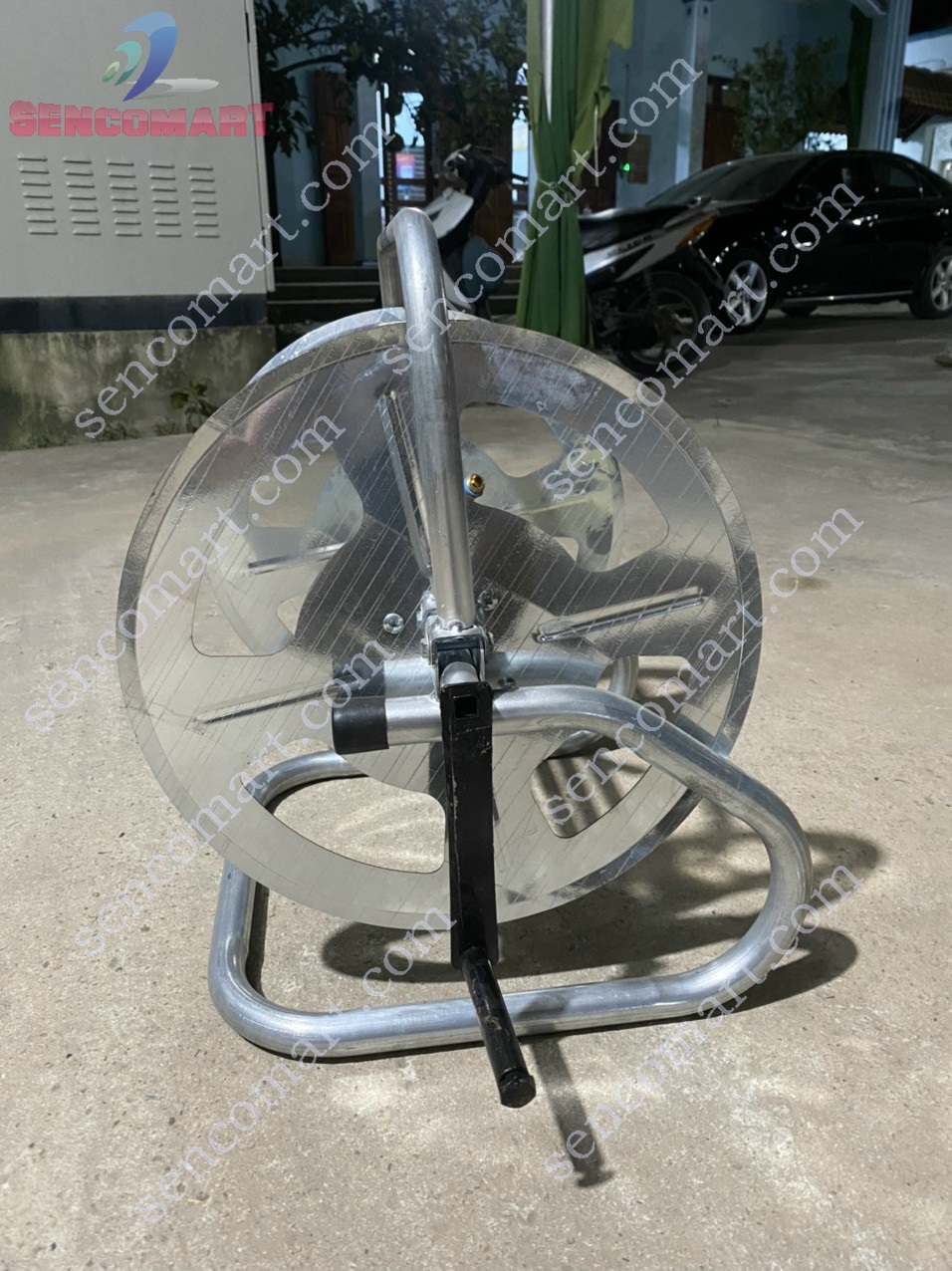 Rulo cuộn dây cáp điện, Rulo cuộn dây bơm nước tự động bằng inox RL-150M