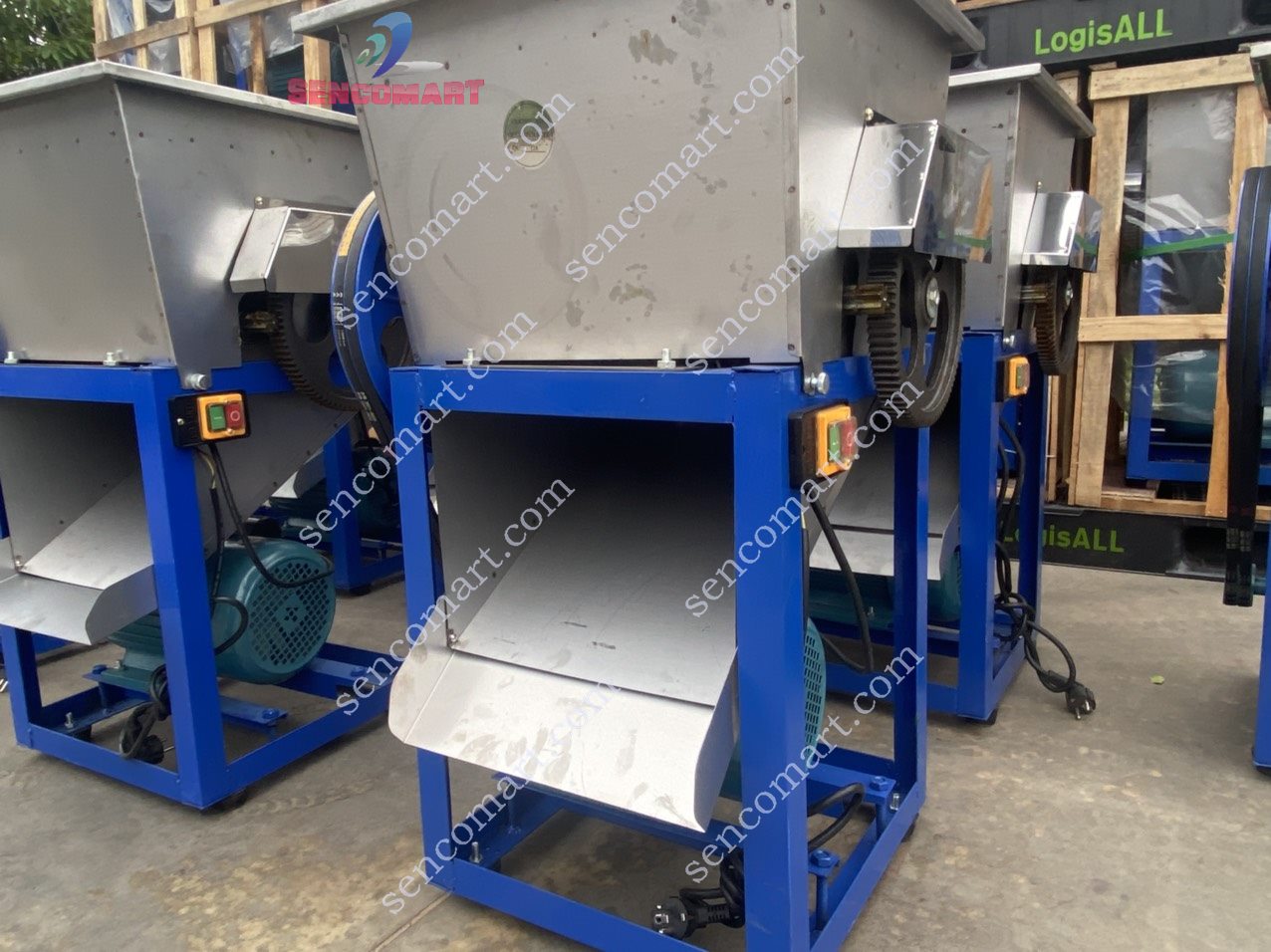 Máy Cắt Cá Vụn Làm Thức Ăn Cho Thú Động Cơ 3HP Dây Đồng 100%