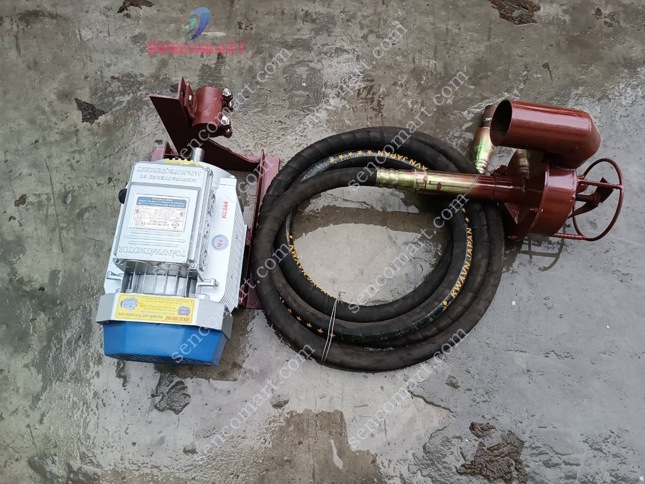 Máy hút bùn chất thải dây cáp mềm HBM-34M