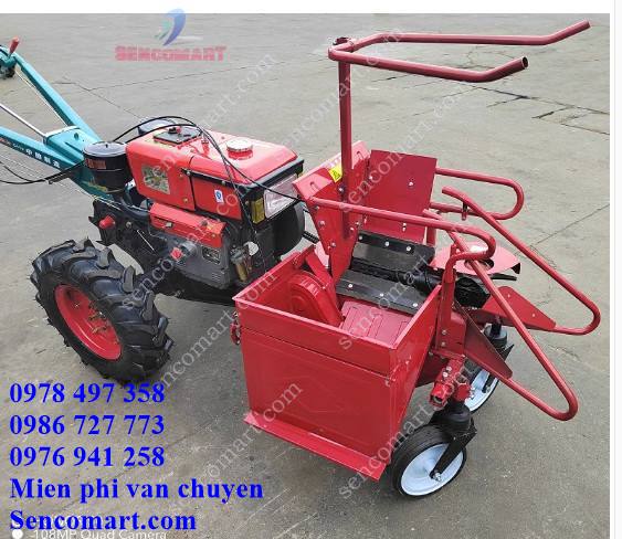 Máy thu hoạch ngô liên hoàn, động cơ dầu