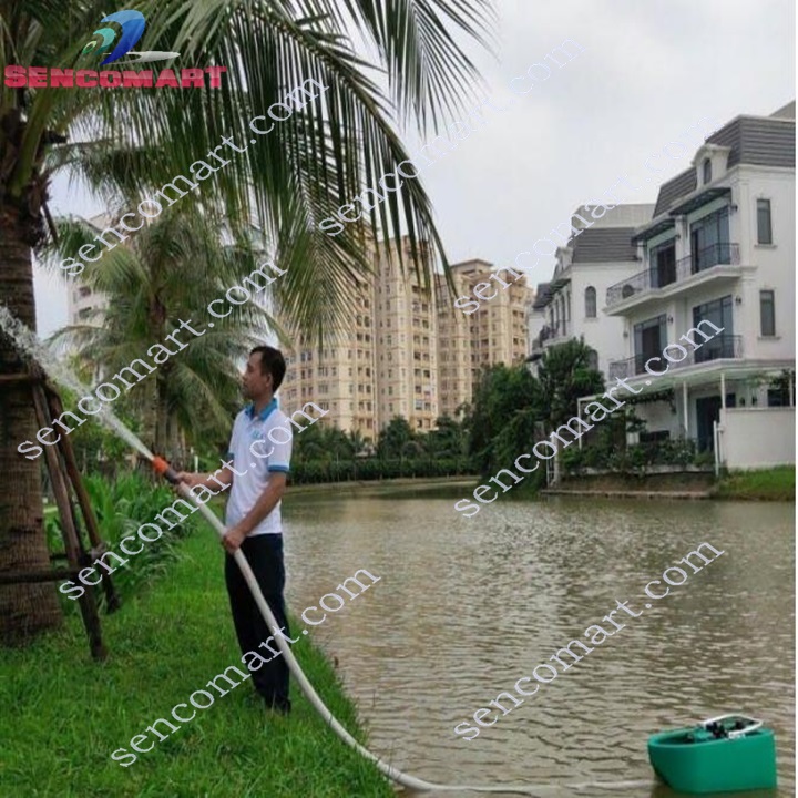 Máy bơm thuyền phạm vi phun gần xa 11m tiện dụng xho việc tưới cây