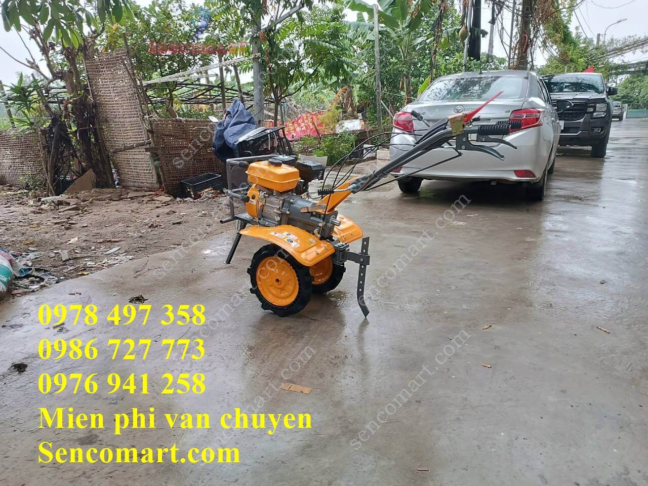 Máy xới đất taro 170f đấu đầu trực tiếp. Máy xới đất Trâu Vàng Taro 170