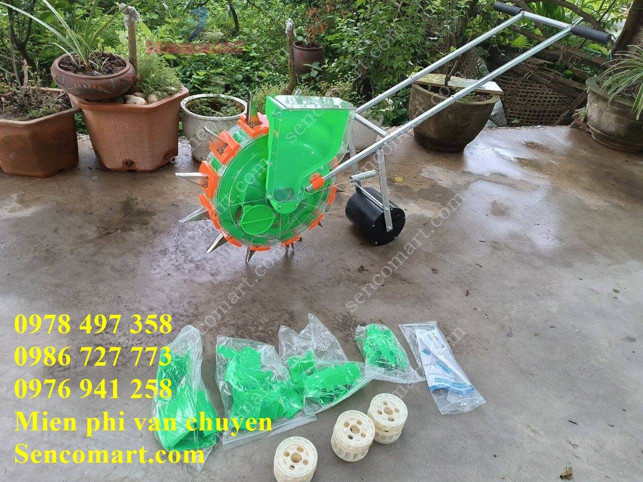 Máy gieo hạt SC 989, nhựa dẻo chuẩn, bảo hành 2 năm