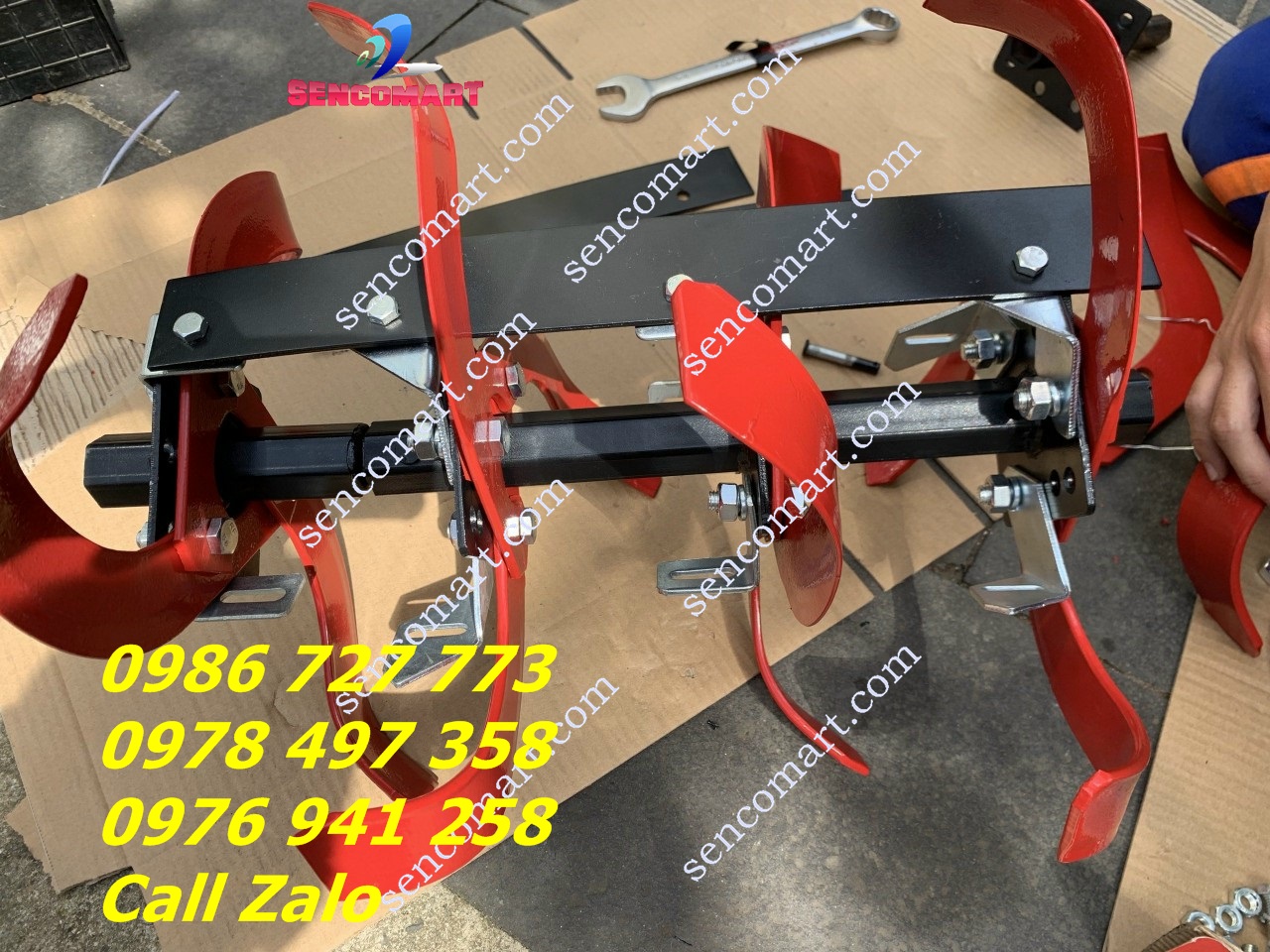 Dàn Phay Cơ Bản Lắp Máy Xới Đất Đa Năng