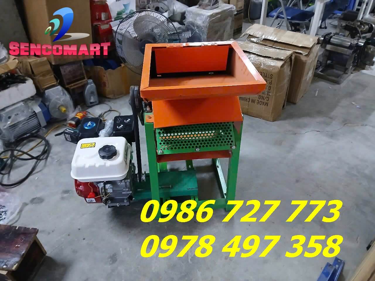 MÁY TÁCH HẠT NGÔ CẢ VỎ CHẠY XĂNG 6,5HP YAMAHA